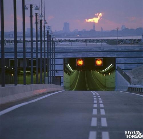 Эресуннский мост - уникальное сооружение, которое не имеет аналогов в мире. 04