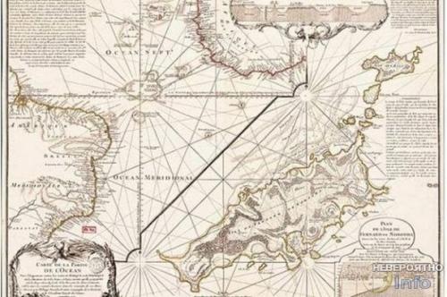 Антарктида без льда: спорная карта Буше. 01 Антарктида без льда: спорная карта Буше. 01