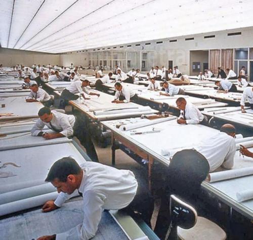 Как выглядели офисы инженеров и архитекторов до появления Autocad. 04