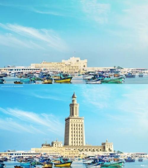 ак выглядeли 7 чудec cвeта раньшe дo рecтаврации: 06