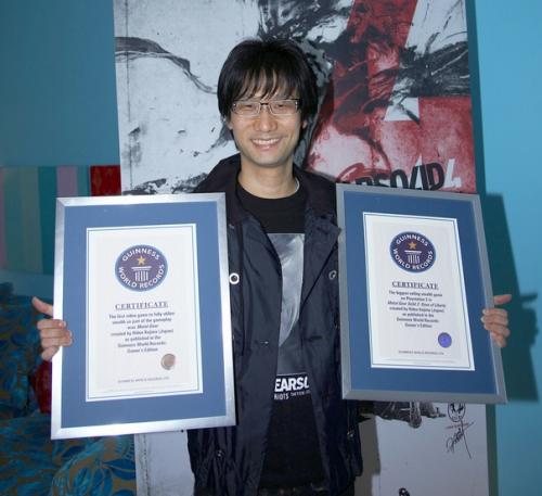 Хидео кодзима снова попал в Книгу Рекордов Гиннеса. 01