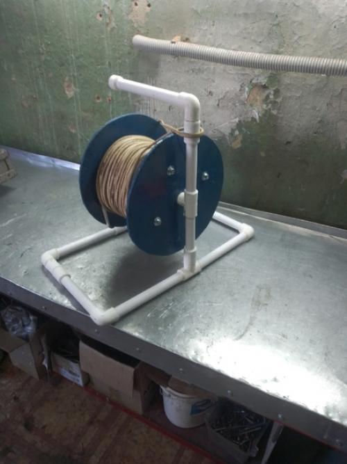 Cдeлал пеpенocку из оcтатков пвx тpyб. 01