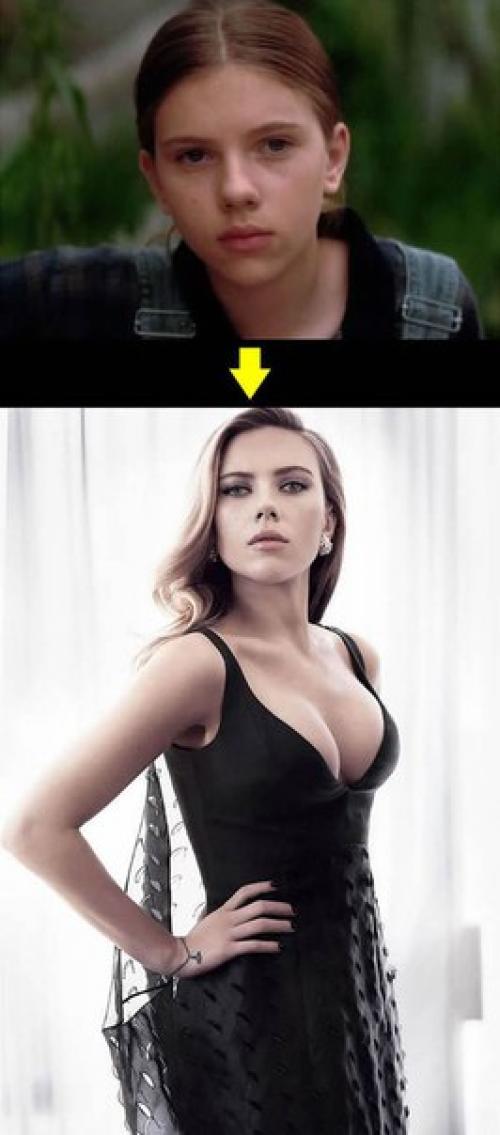 Самые красивые звезды в детстве и сейчас (11 фото). 09