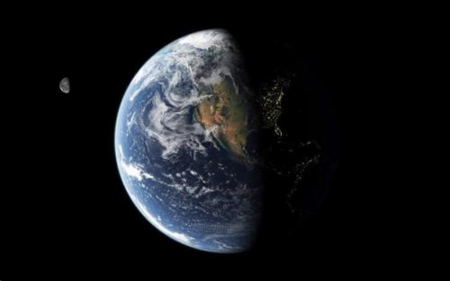 Терминатор - линия светораздела, отделяющая освещённую часть космического тела от неосвещённой. 02