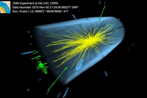 Кажется, на большом адронном коллайдере неожиданно нашли новую частицу. Кажется, на большом адронном коллайдере неожиданно нашли новую частицу.