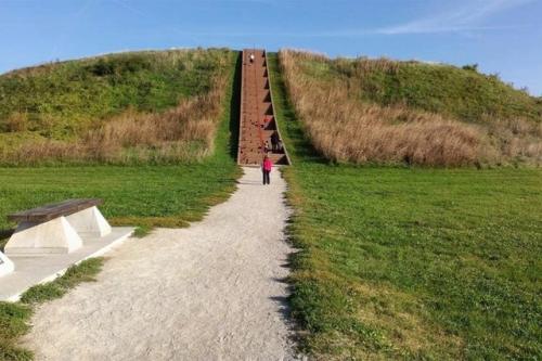 Кахокия.  Kaxoкия был самым крупным городом в доколумбовой северной Америке, его население составляло около 15 000 человек. 04