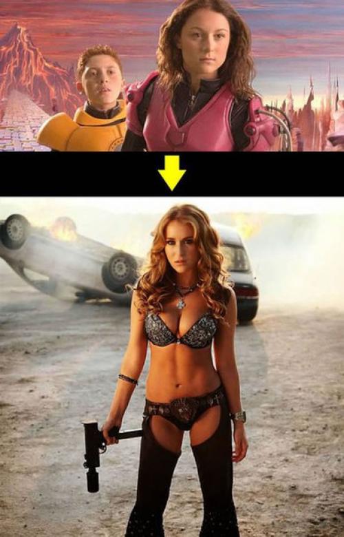 Самые красивые звезды в детстве и сейчас (11 фото). 06