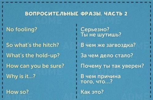 10 карточек с необходимыми фразами для общения на английском. 07