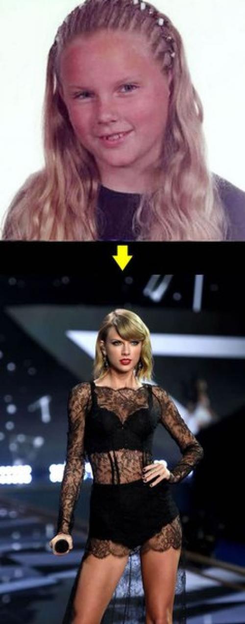 Самые красивые звезды в детстве и сейчас (11 фото). 04