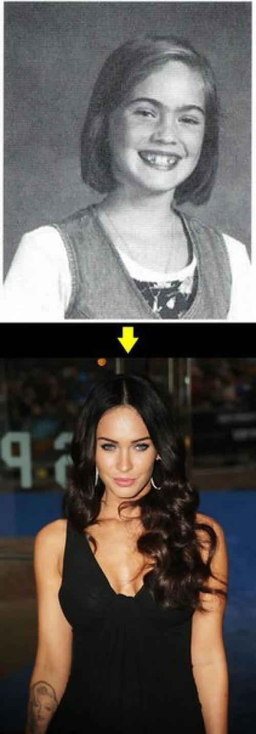 Самые красивые звезды в детстве и сейчас (11 фото).

