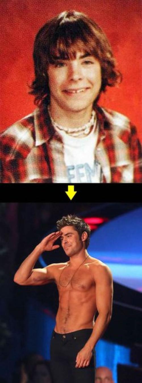 Самые красивые звезды в детстве и сейчас (11 фото). 07