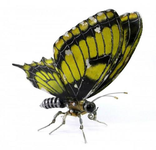 Стимпанк - скульптуры животных и насекомых. 05