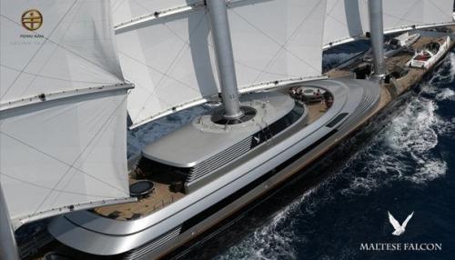 Супер - яхта Falcon - самая необычная мега - яхта на планете. 01