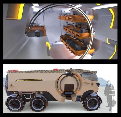 Концепт скорой помощи для военных. 01 Концепт скорой помощи для военных. 01