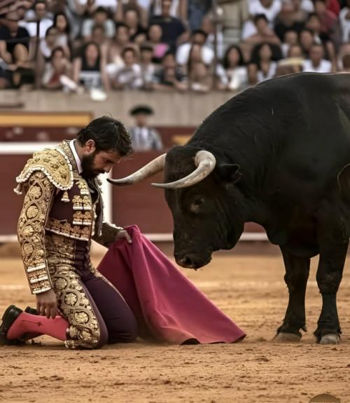 Эта фотография, где знаменитый тореро Альваро мунера рухнул на песок арены, запечатлела не падение, а прозрение.  