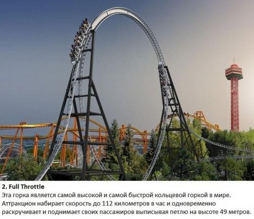 Топ 10 самых опасных американских Горок мира. 01