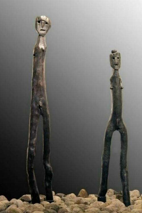 Жених и невеста из браакского болота. 
