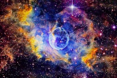 Звездный Пузырь.  Туманность шарплесс 308. 01