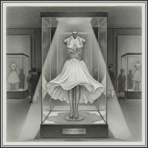 Мэрилин Монро и её платье - конверт.
