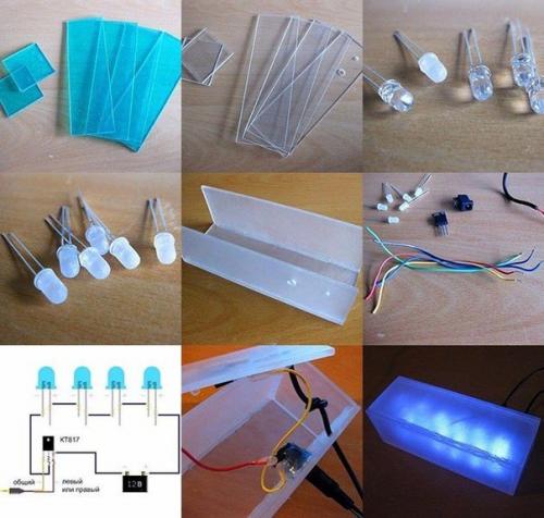 Прикольная цветомузыка для дома.