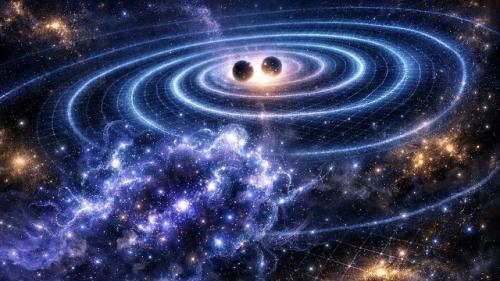 Темная материя могла образоваться благодаря гравитационным волнам.

