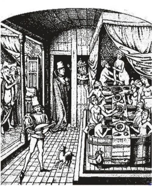 Как купались рыцари, и почему были запрещены общественные бани. 02