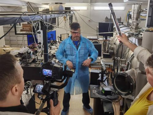 Немного бэкстейджа со съемок новой серии проекта Меганаука. 02