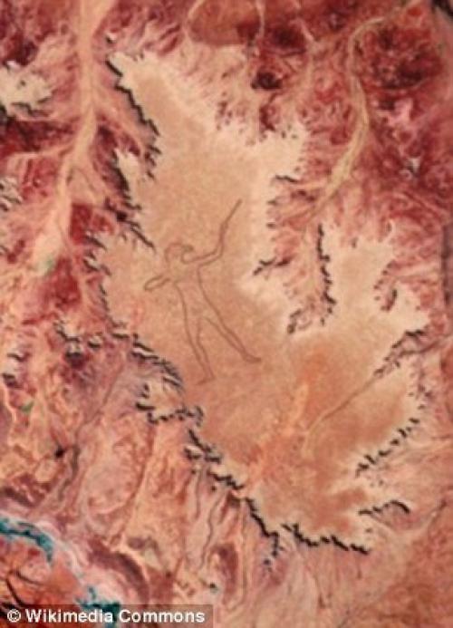 Загадочный геоглиф - воин обнаружен в австралийской пустыне. 01 Загадочный геоглиф - воин обнаружен в австралийской пустыне. 01