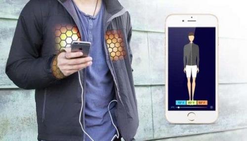 Умная куртка, которая подстраивается под погодные условия.