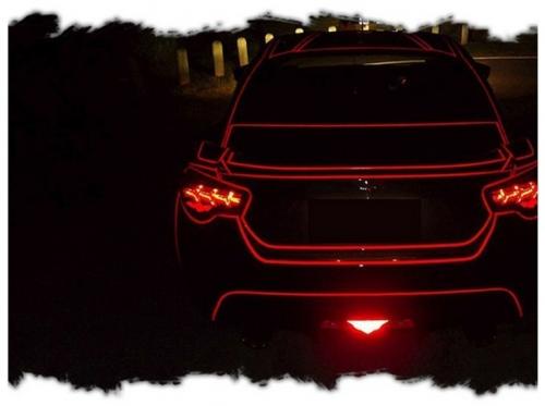 Дизайн автомобиля в стиле Tron. 04