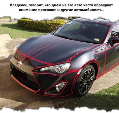 Дизайн автомобиля в стиле Tron. 02