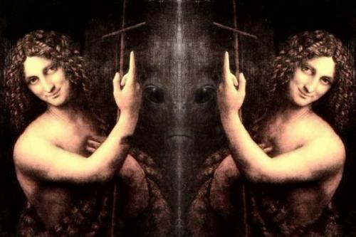 Портрет пришельца на картине да Винчи. 03