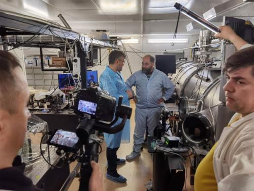 Немного бэкстейджа со съемок новой серии проекта Меганаука. 04