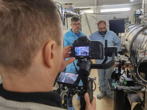 Немного бэкстейджа со съемок новой серии проекта Меганаука. 03