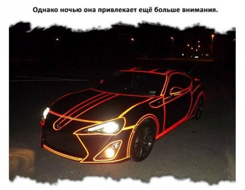 Дизайн автомобиля в стиле Tron. 03