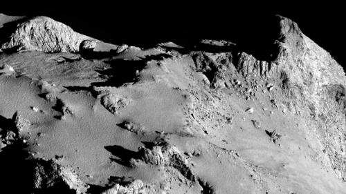 На снимках орбитального космического аппарата Розе тта - комета 67P/чурюмова - Герасименко. 02