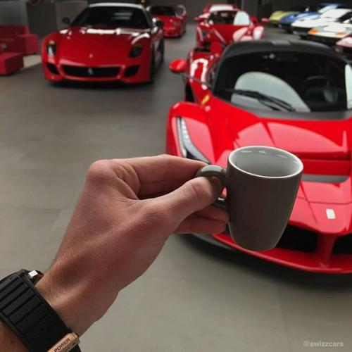 Коллекция автомобилей одного парня из швейцарии.