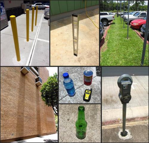 Дважды в год на Гавайях, солнце оказывается в абсолютном зените, от чего тени падают строго вниз.  