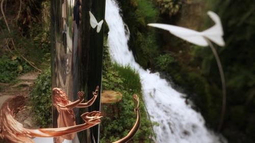 Анаморфные cкульптуры от английского дизайнера джонти харвитца, которые видны , внимание, только в отражении. 01