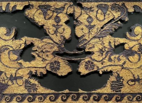 Золотошвейные погребальные полотна меды, жены Филиппа II македонского, отца Александра великого, датировка - ок. 01