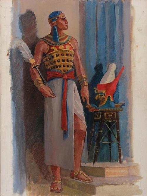 Шепеспуптах.  Египетским принцем пятой династии был шепеспуптах. 01