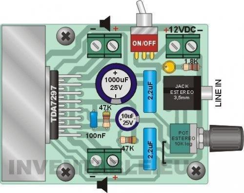 Предварительный усилитель стерео. Простой мощный стерео усилитель на одной микросхеме Tda7297.