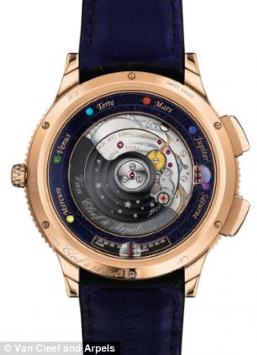 Часы планет. Часы Midnight Planétarium. Van Cleef Arpels часы с планетами. Часы Complication poetique Midnight Planetarium. Миднайт Планетариум часы.