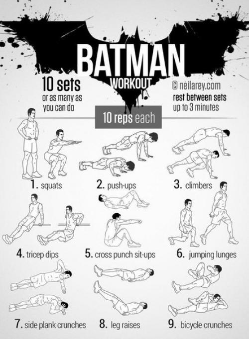 10 комплексов упражнений, которые сделают вас супергероем. 03