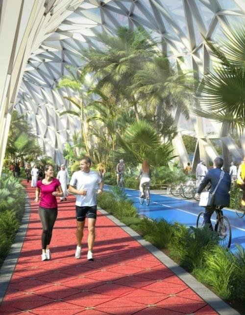 The Loop от URB - это климатически контролируемый пешеходно - велосипедный коридор протяжённостью 93 км. 01