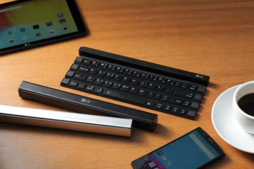 LG Rolly Keyboard - сворачивающаяся Bluetooth - клавиатура. 01 LG Rolly Keyboard - сворачивающаяся Bluetooth - клавиатура. 01