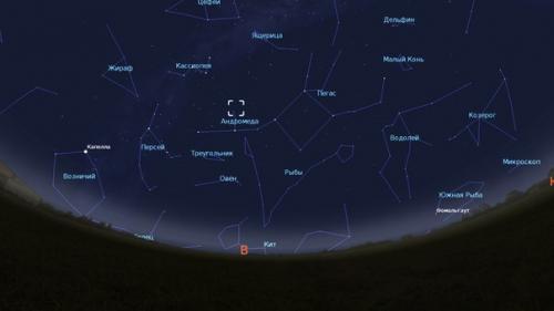 Туманность Андромеды - королева осеннего неба. 03