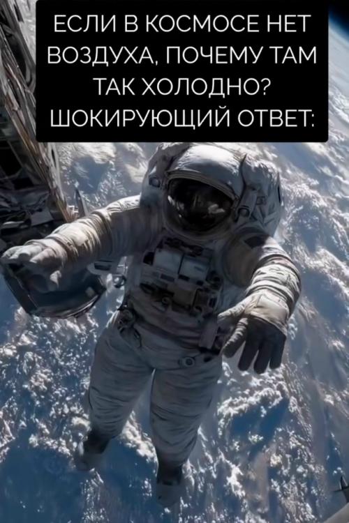 Космос не холодный и не горячий!  