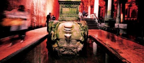 Подземное водохранилище цистерна базилика в Стамбуле. 04 Подземное водохранилище цистерна базилика в Стамбуле. 04