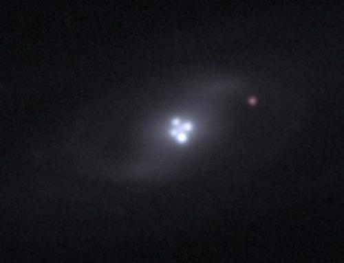 Крест эйнштейна под гравитационными микролинзами. 02